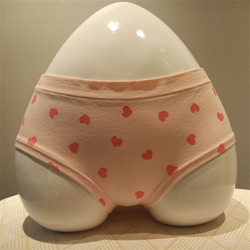 经典爱心花纹女士三角裤
